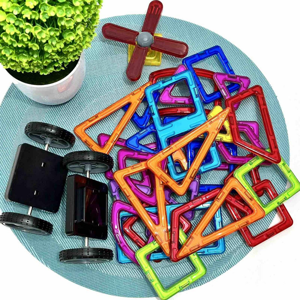 Конструктор магнітний Limo Toy Транспорт 36 деталей (LT5003) Чернигов - изображение 8