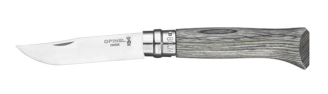 Складной Нож Opinel №08, SANDVIK 12C27 (002389) Серая береза Нововолынск - изображение 2