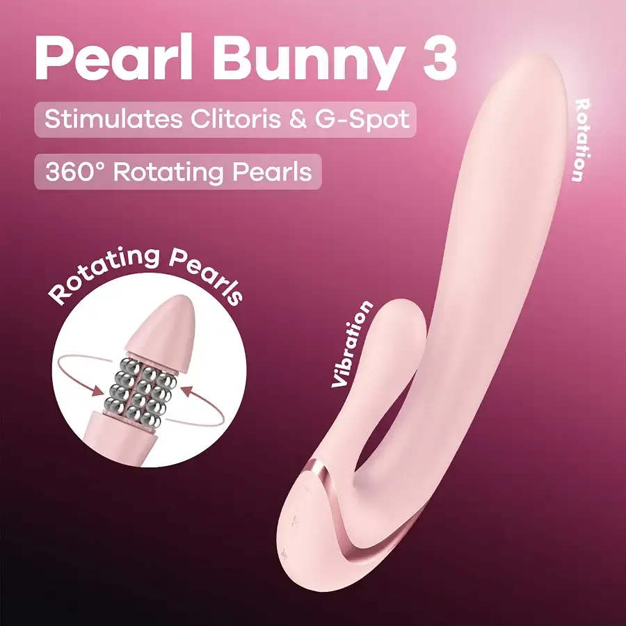 Вібратор-кролик Satisfyer Pearl Bunny 3 Львів - фото 9