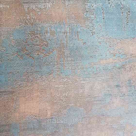 Шпалери метрові вінілові на флізелін 24 Carati Cristiana Masi під штукатурку структурні зелені коричневі Київ
