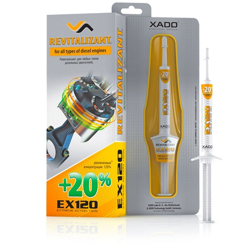 Ревіталізант Xado EX120 для дизельних двигунів 8мл Львів - фото 1
