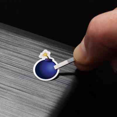 Наклейка на клавиатуру SampleZone прозрачная, оранжевый (SZ-N-R) Винница