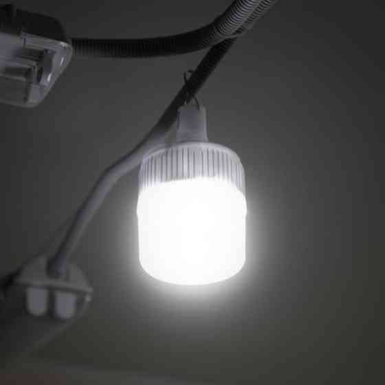 Світильник акумуляторний підвісний 24 SMD, сонячна панель, індикатор заряду INTERTOOL LB-0109 Київ