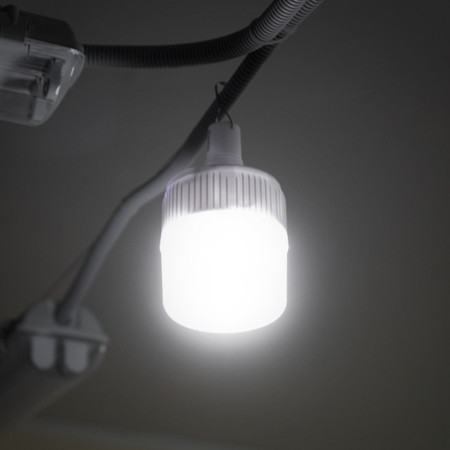 Світильник акумуляторний підвісний 24 SMD, сонячна панель, індикатор заряду INTERTOOL LB-0109 Київ - фото 4