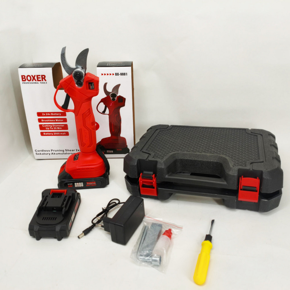 Секатор аккумуляторный Boxer BX-9001 2 АКБ 24В AU-33 Львов - изображение 8