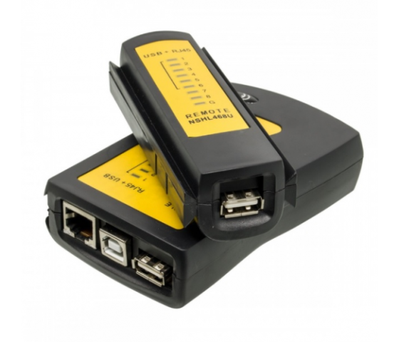 Кабельный тестер Merlion NSHL468U, RJ-45 + USB Полтава