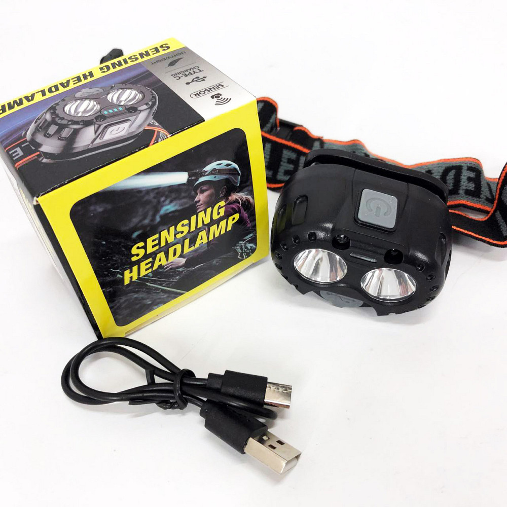 Налобный фонарь для рыбалки кемпинга Bailong 666-2 XPL, Фонарь для походов на лоб RW-22 Львов - изображение 10