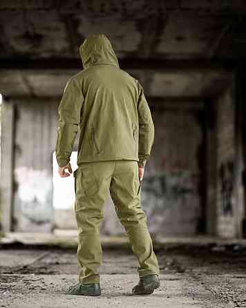 Демисезонный тактический костюм софшел TIGER олива ПП8241 Одесса