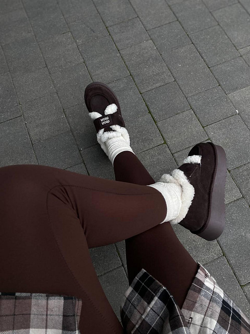 No brend Угги жіночі No brend 720-6 коричневі (зима, замша натуральна) (6041) Коломия - фото 9