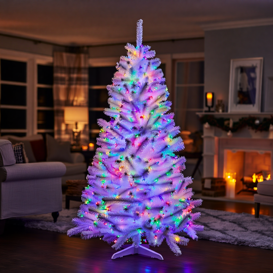 Гірлянда Різдвяна фея вулична 100 м 1000 LED білий провід Мультиколір CF1000L100MWML Коломыя