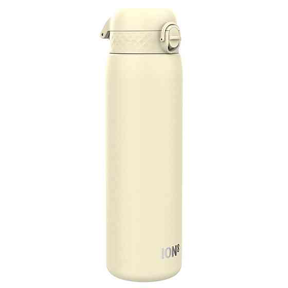 Пляшка для води металева ION8 1200 мл. Stainless Steel, Creamy White Кам'янське