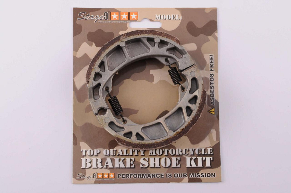 Колодки тормозные (барабан) скутер 4 Т китай 50-150 (10/12 колесо) Мукачево - изображение 1