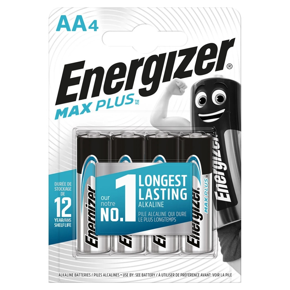 Батарейка Energizer LR6/AA Max Plus Alkaline (4шт) Київ - фото 1