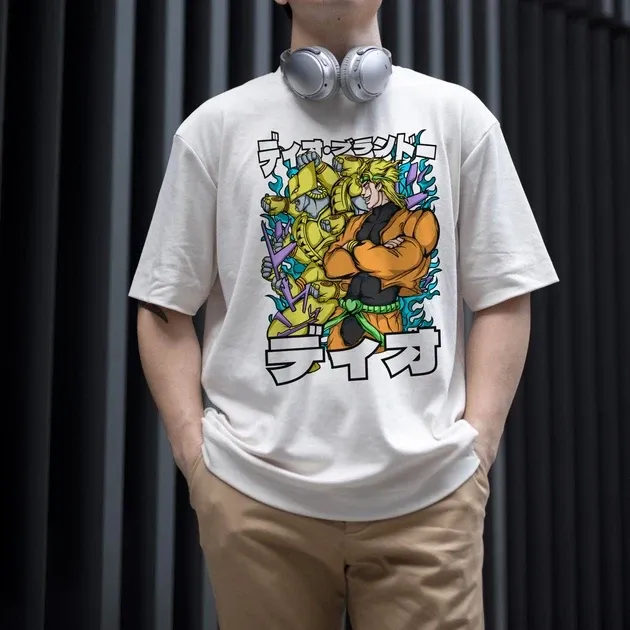 Футболка для підлітка хлопчика з принтом Джо Джо Дио Брандо W Розмір 160 Anime10623 Дніпро - фото 3