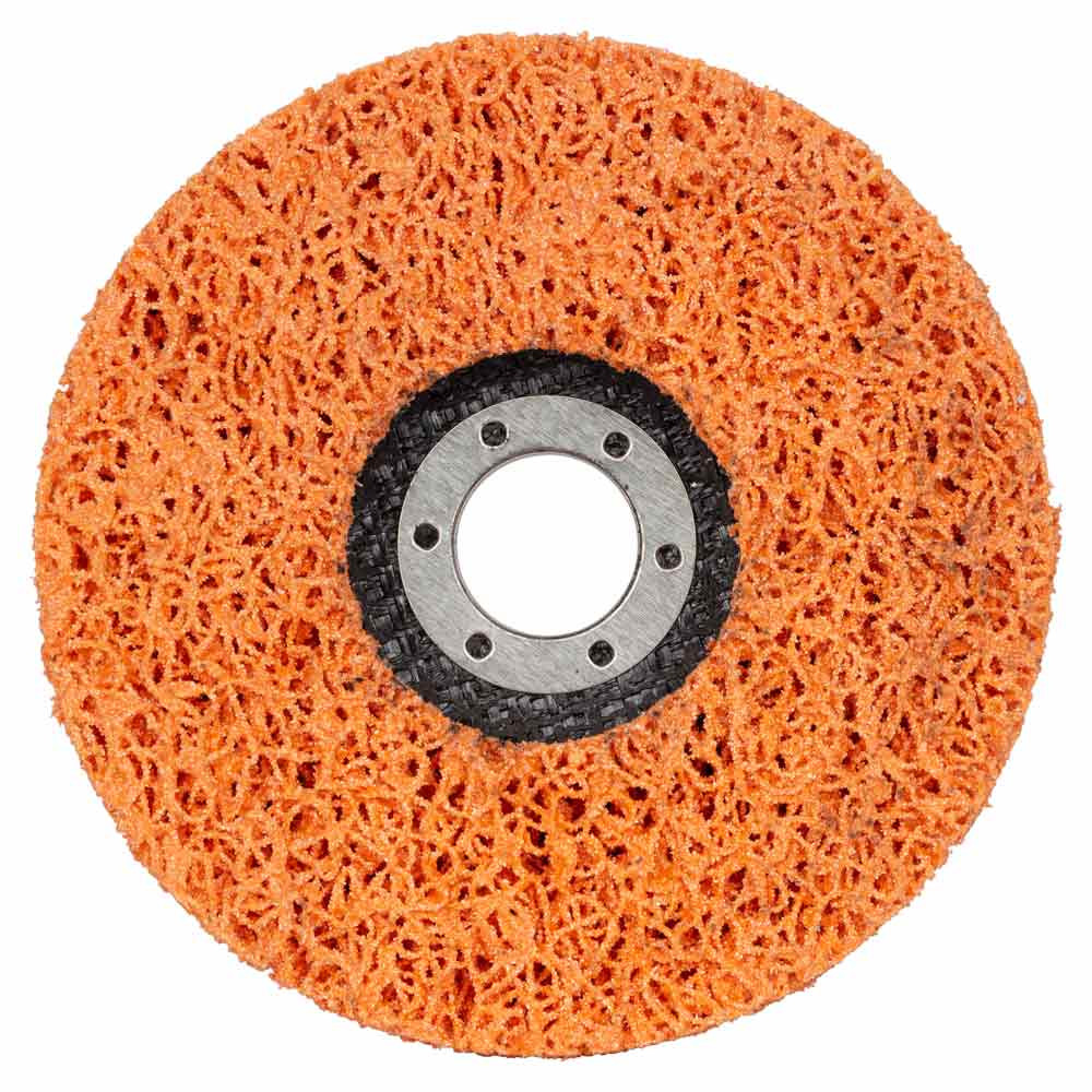 Sigma Круг зачистной из нетканого абразива (коралл) Т27 Ø125×22.23мм оранжевый жесткий SIGMA (9 Киев - изображение 2