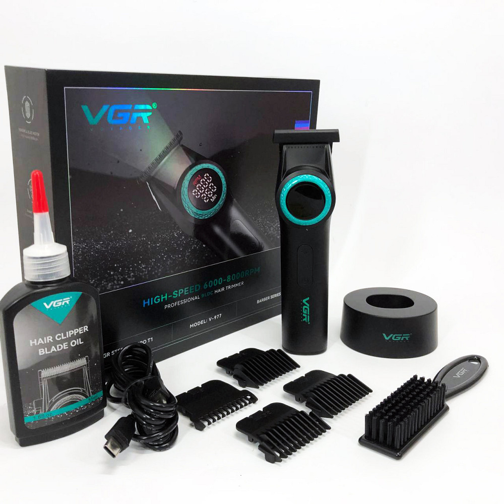 Професійна машинка для стрижки волосся голови VGR, Багатофункціональна акумуляторна машинка для стрижки UJ-39 Львів - фото 8