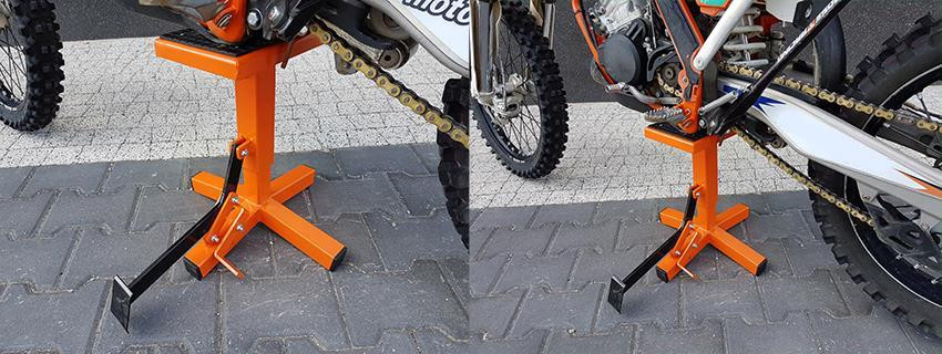 Домкрат подставка металлическая для мотоцикла 136 кг BJC Mar-Pol (M80160) Нововолынск - изображение 10