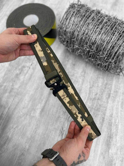 Ремінь тактичний кобра ПІКСЕЛЬ/МУЛЬТИКАМ Одеса - фото 3