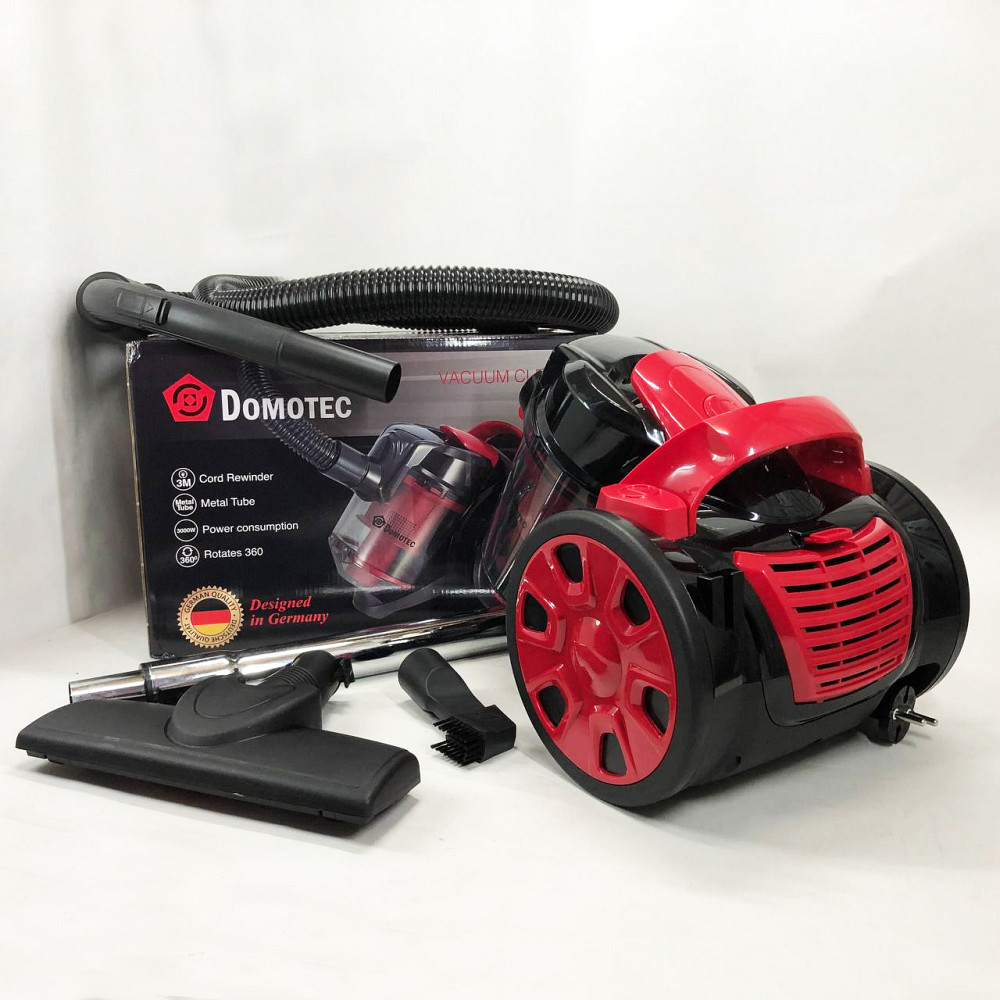 Потужний колбовий пилосос з контейнером Domotec, Потужний пилосос для прибирання будинку IB-46 Львів - фото 7