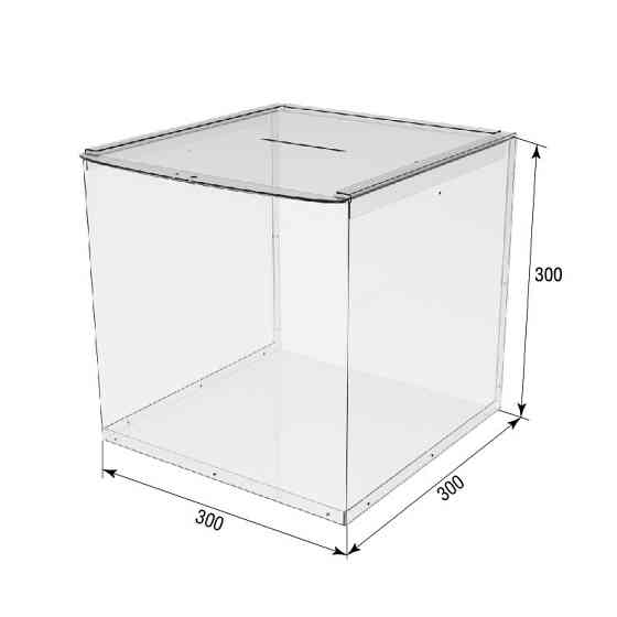 Скринька для пожертвувань EKOSTAR 300х300х300 Київ