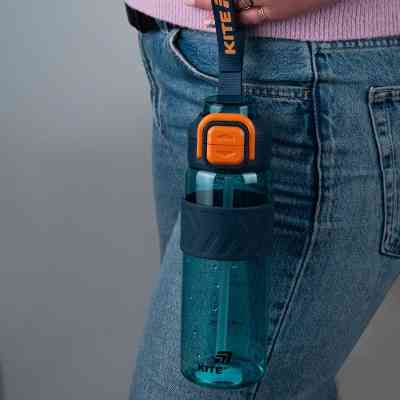 Поильник-непроливайка Kite 800 мл, блакитно-помаранчева (K25-1234-3) Винница