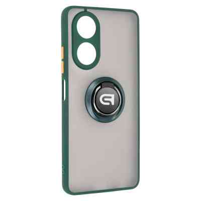 Чехол для мобильного телефона Armorstandart Frosted Matte Ring OPPO A58 4G Dark Green (ARM72704) Винница