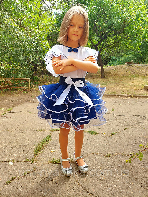 Комплект школьной формы блузка короткий рукав и пышная юбка 116-140 Кривой Рог - изображение 3