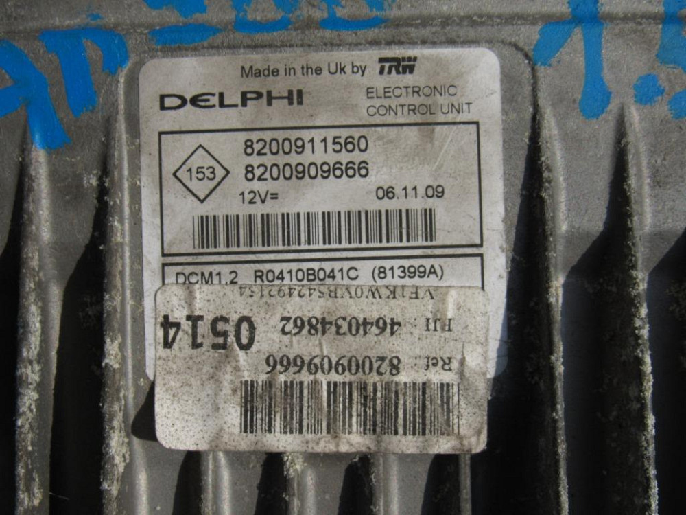 Блок керування двигуном  Renault Kangoo 1.5 dci 2008-2015 Ковель - изображение 7