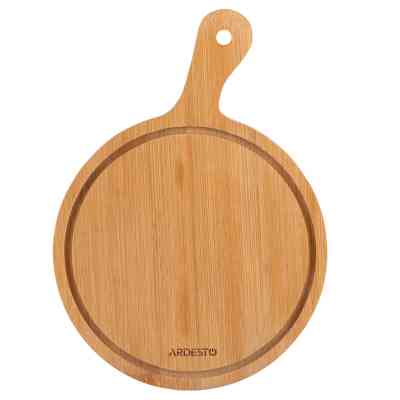 Доска для подачи Ardesto Midori, 2 предмети, 19.5х14х0.8см, бамбук, нержавіюча сталь (AR0935) Вінниця