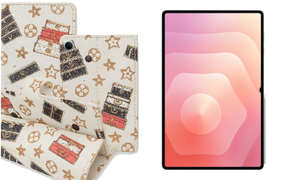 Книжка-трансформер для планшета Samsung Galaxy Tab S9 Fe, Tab S9 Fe Plus 5G, колір Black Lyi White Київ
