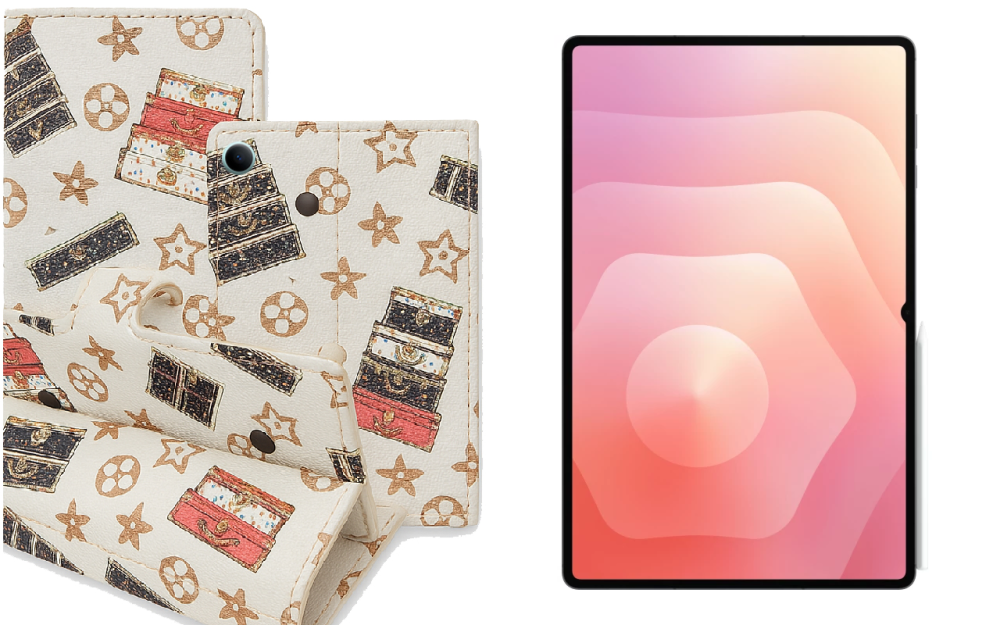 Книжка-трансформер для планшета Samsung Galaxy Tab S9 Fe, Tab S9 Fe Plus 5G, колір Black Lyi White Київ - фото 1