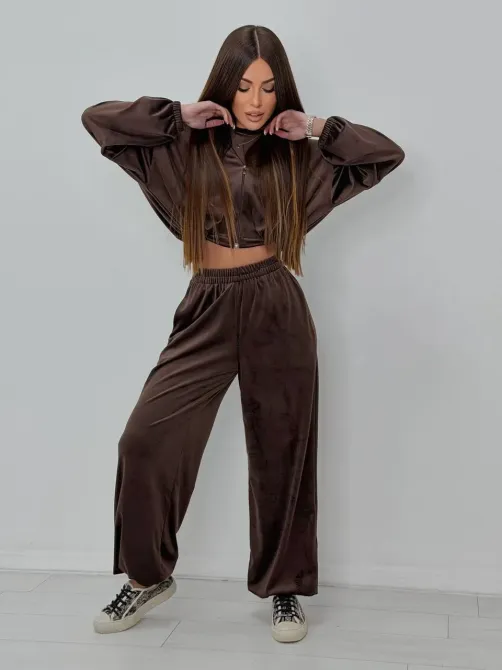 Костюм трійка який складається зі зручного худі на кулісці, стильних штанів та топу Одеса - фото 13