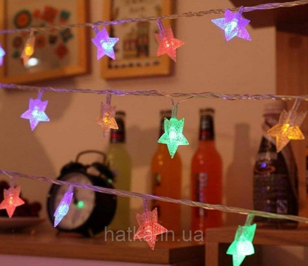 Гірлянда новорічна Sirius PL 2906MC-ST20A гірлянда-зірочка Київ - фото 1