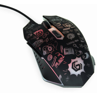 Мишка Gembird MUS-6B-GRAFIX-01 USB Black (MUS-6B-GRAFIX-01) Вінниця - фото 6