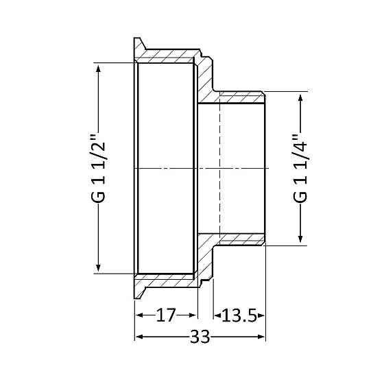 Перехідник Thermo Alliance Standart 1 1/2"х1 1/4" ВН SD4094032 Київ