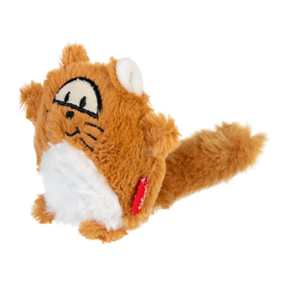 Игрушка для собак Лиса с большой пищалкой GiGwi Plush Friendz, плюш, искусственный мех, 18 см Киев - изображение 1