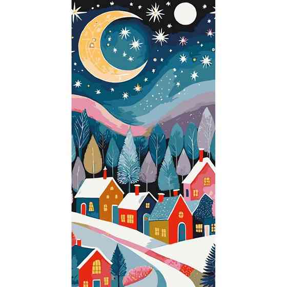 Картина за номерами "Зоряний затишок" 11064-AC 40х80 см Вінниця