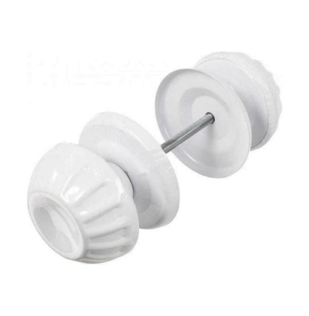 Ручка дверна ЗЕФІР метал (біла, сіра, мідь) Харків