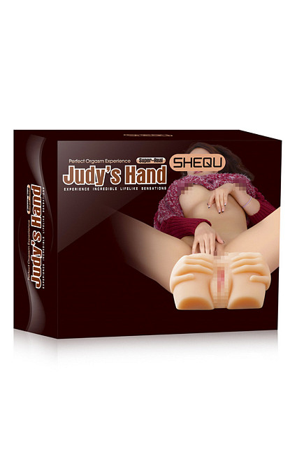 Мастурбатор Вагіна-Анус Delicate hand masturbator без вібрації тілесний Sex Aura Київ - фото 7
