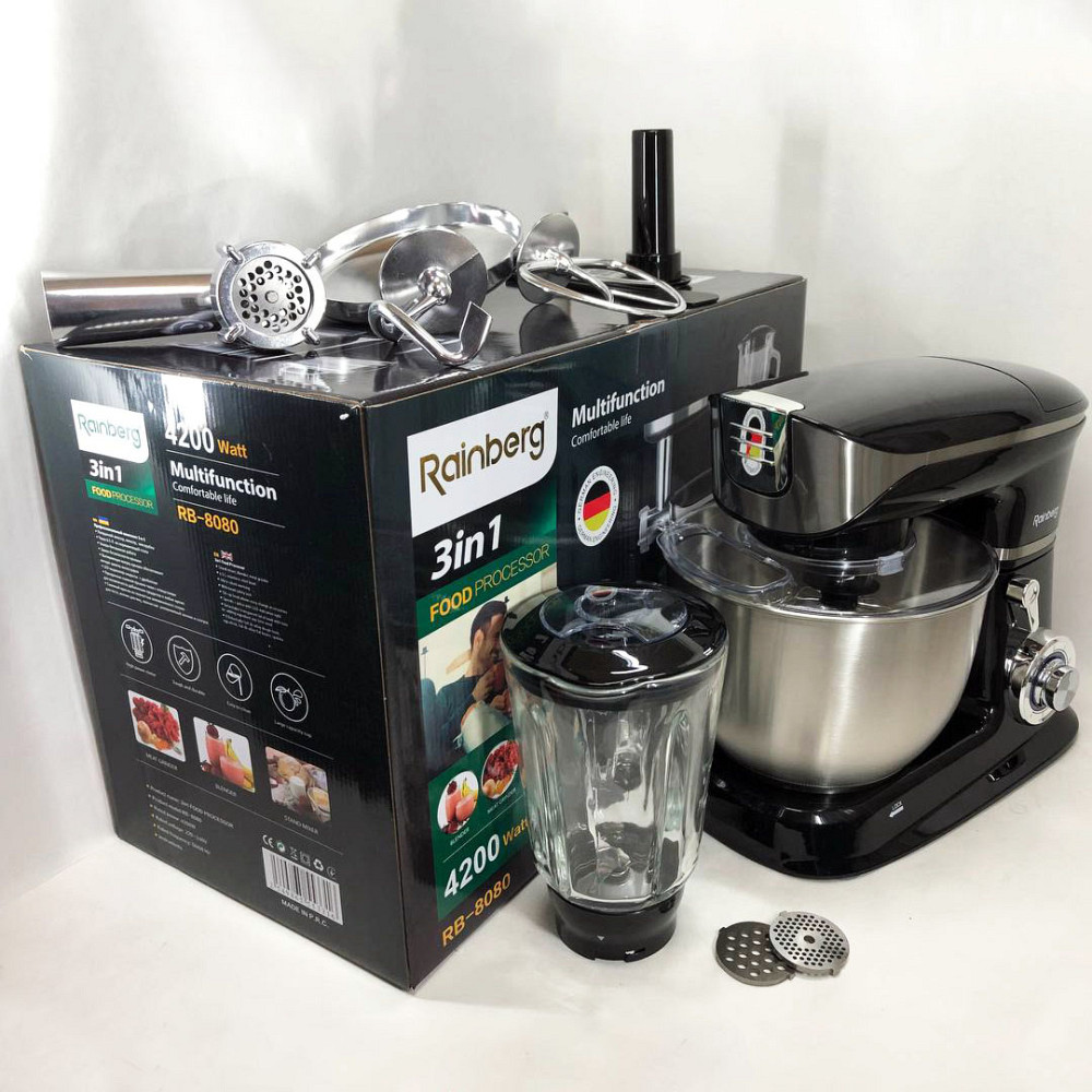 Измельчитель-блендер для овощей, Планетарный миксер для приготовления теста Миксер теста на куличи WO-85 Львов - изображение 10