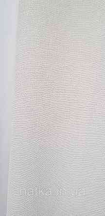 Обои виниловые на флизелине A.S.Creation UNITA 1.06x10 однотонные под ткань лен матовые белые теплые 32451-1 Киев