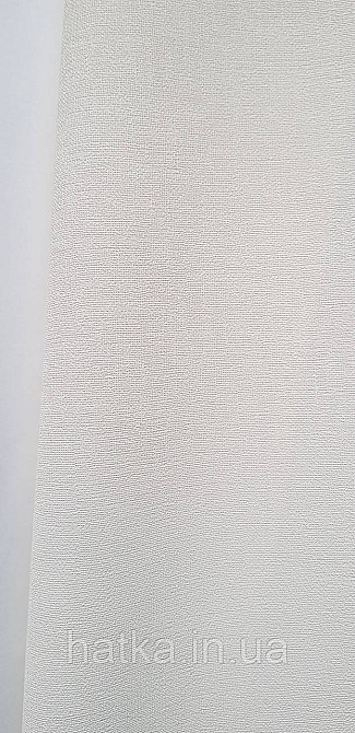 Обои виниловые на флизелине A.S.Creation UNITA 1.06x10 однотонные под ткань лен матовые белые теплые 32451-1 Киев - изображение 2