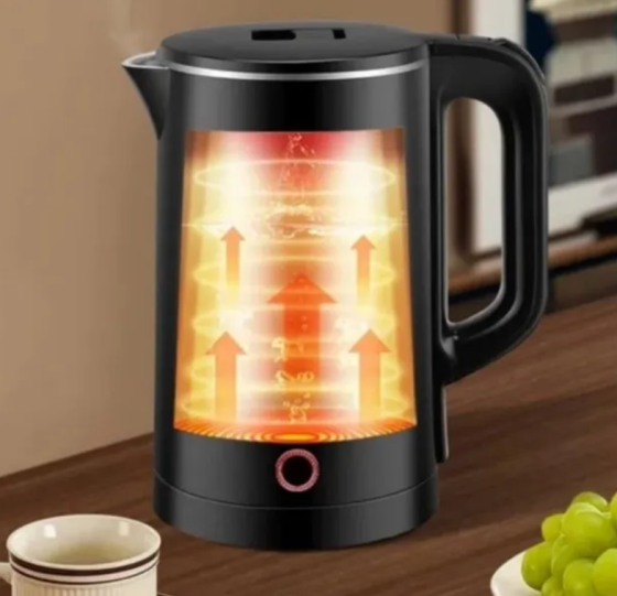 Электрочайник Domotec MS-5028 2л 2000Вт (Черный,Белый) автоматическое отключение Киев