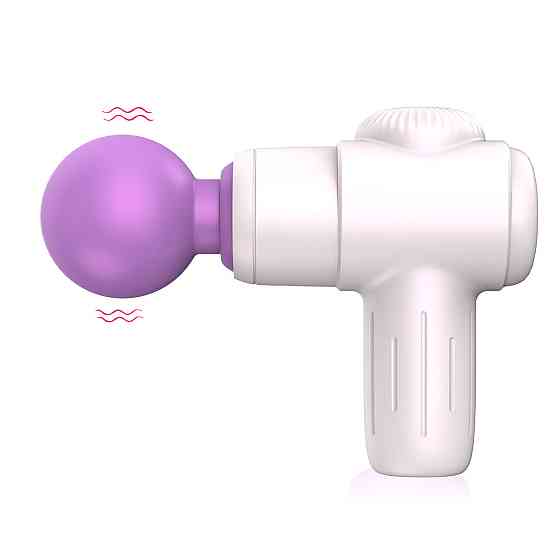 Мини-массажёр Every Night Toys Candice бело-фиолетовый, 10 режимов вибрации Sex Aura Киев