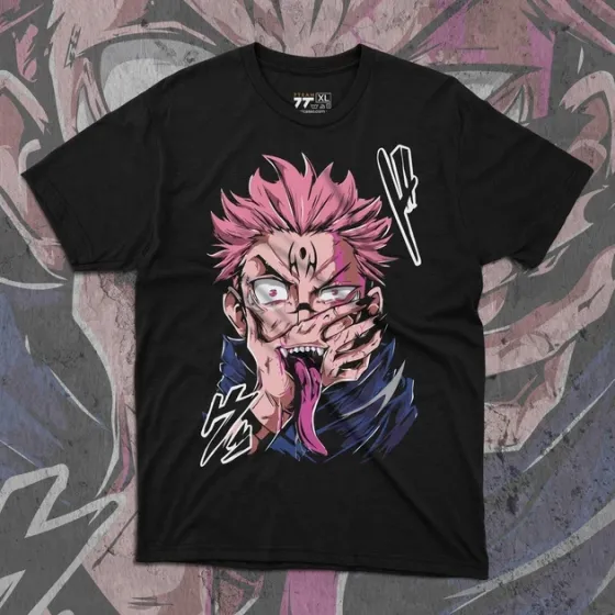 Футболка для підлітка хлопчика з принтом Магическая битва Сукуна Розмір 160 Anime10144 Дніпро