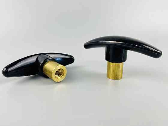 Наконечник важеля універсальний М8, L80 (чорний), латунна втулка різь внутрішня М8 Мукачево