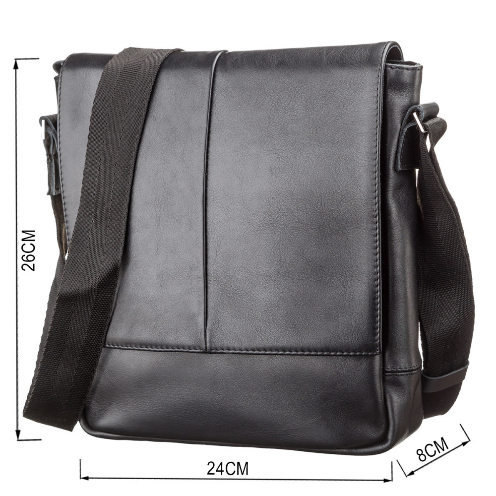 Сумка чоловіча Чорна (SHVIGEL) Київ - фото 7