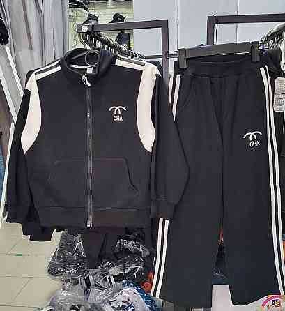 Детский спортивный костюм для девочки на молнии с лампасами на 6,7,8,9,10 лет Николаев