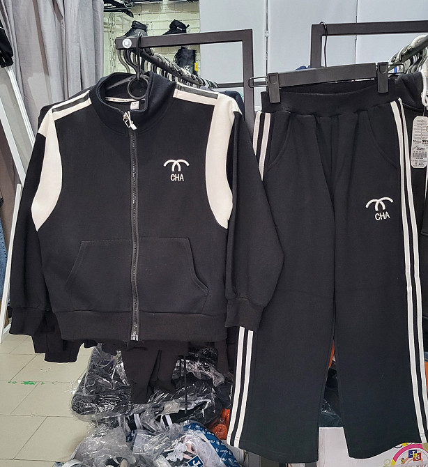 Детский спортивный костюм для девочки на молнии с лампасами на 6,7,8,9,10 лет Николаев - изображение 2