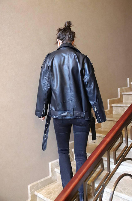 Женская куртка оверсайз Черный S Харьков - изображение 2